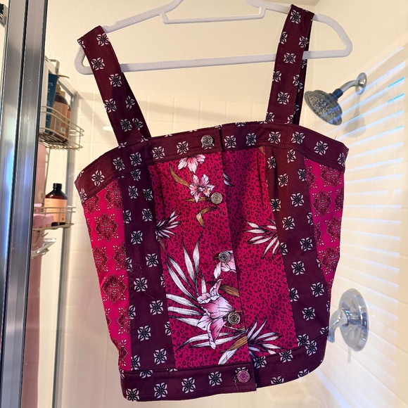 White House Black Market Mixed Print Bodice Size 12 - Picture 4 of 4